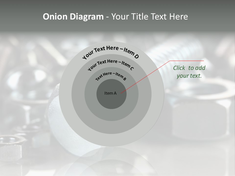 Chrome Background Work PowerPoint Template