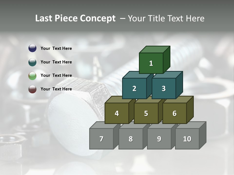 Chrome Background Work PowerPoint Template