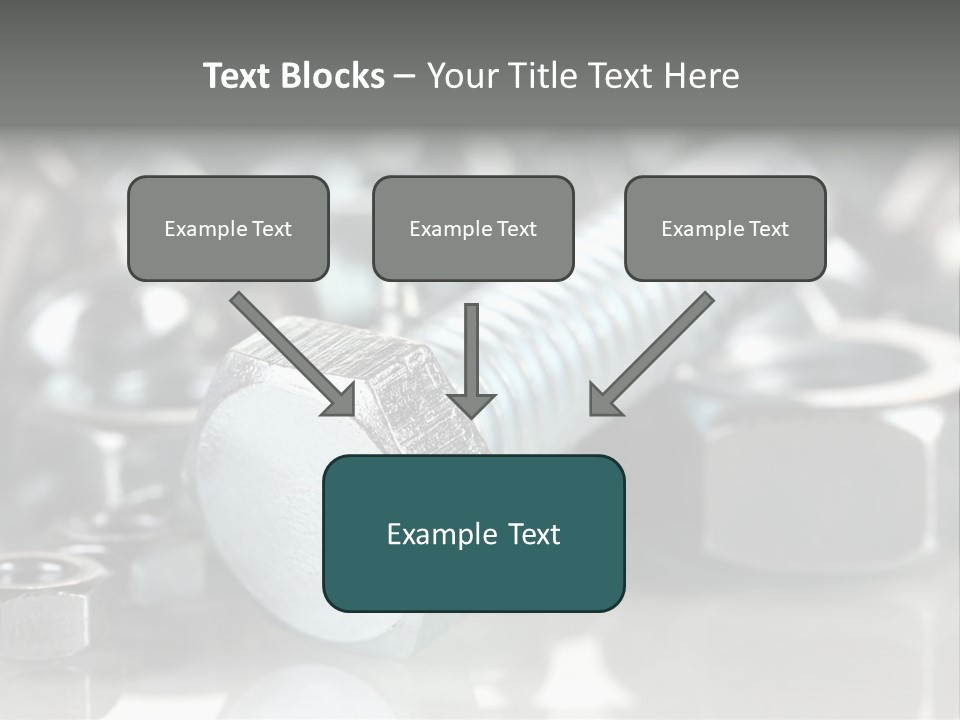 Chrome Background Work PowerPoint Template