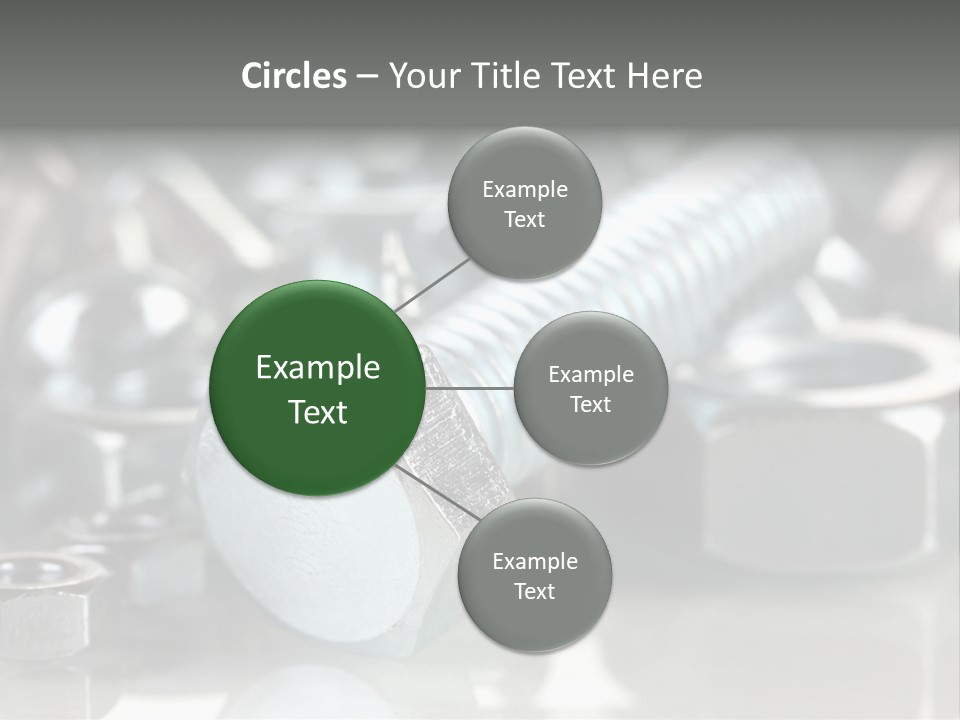 Chrome Background Work PowerPoint Template