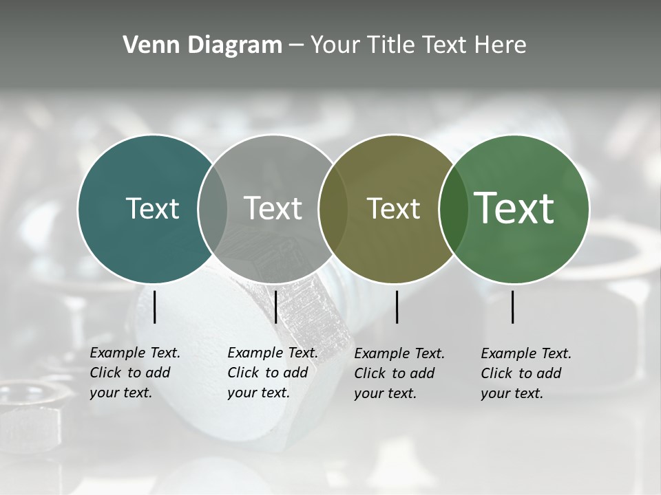 Chrome Background Work PowerPoint Template