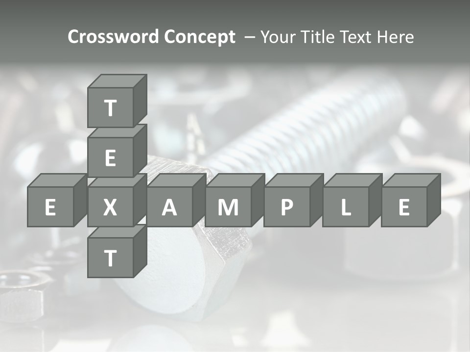 Chrome Background Work PowerPoint Template