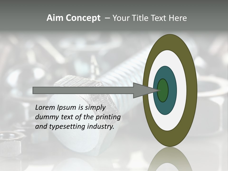 Chrome Background Work PowerPoint Template