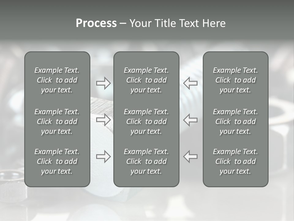 Chrome Background Work PowerPoint Template
