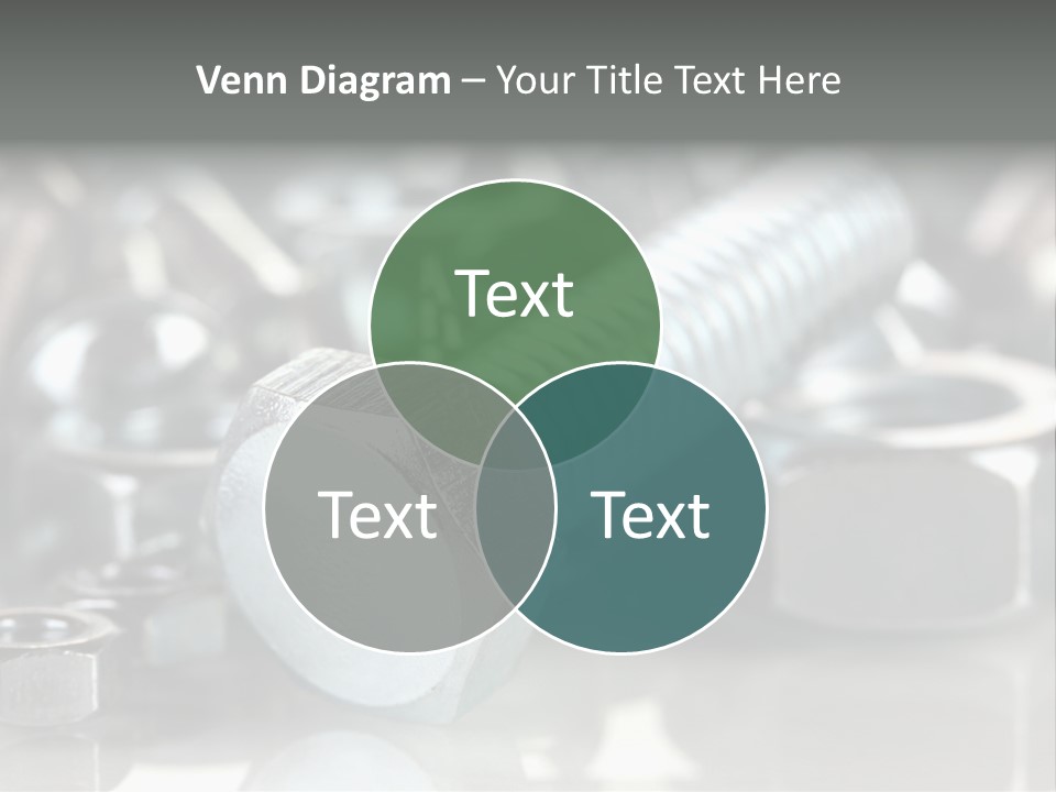 Chrome Background Work PowerPoint Template