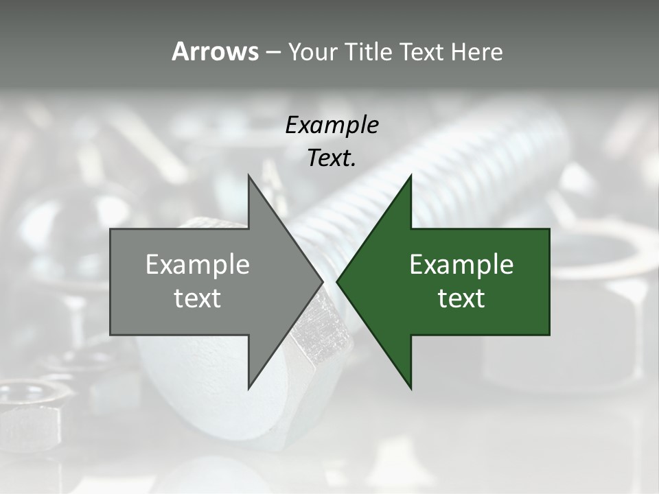 Chrome Background Work PowerPoint Template