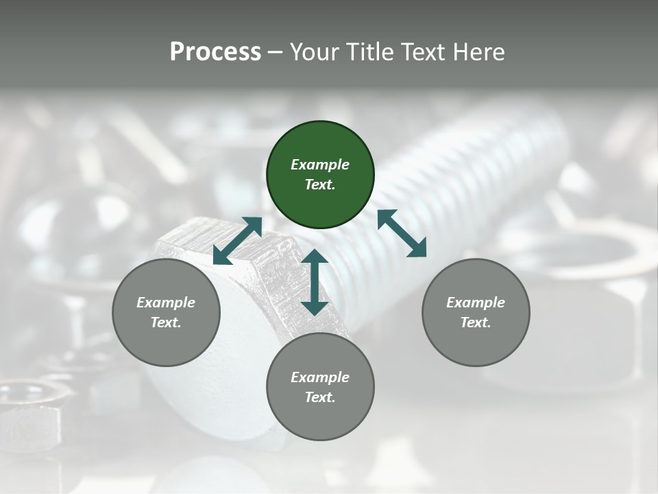 Chrome Background Work PowerPoint Template