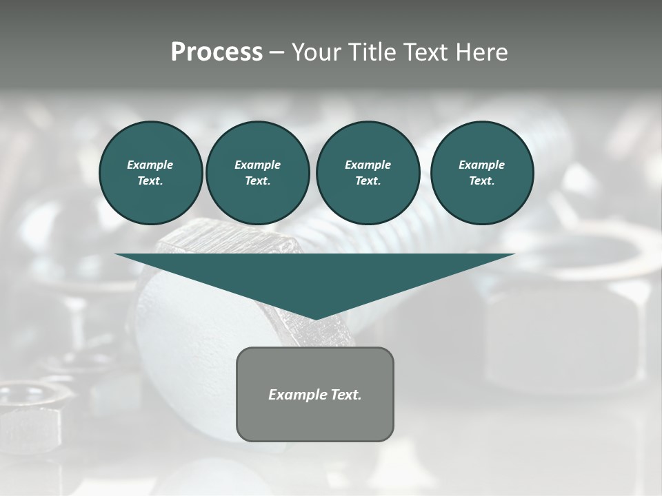 Chrome Background Work PowerPoint Template