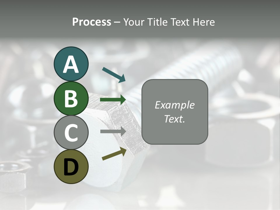 Chrome Background Work PowerPoint Template