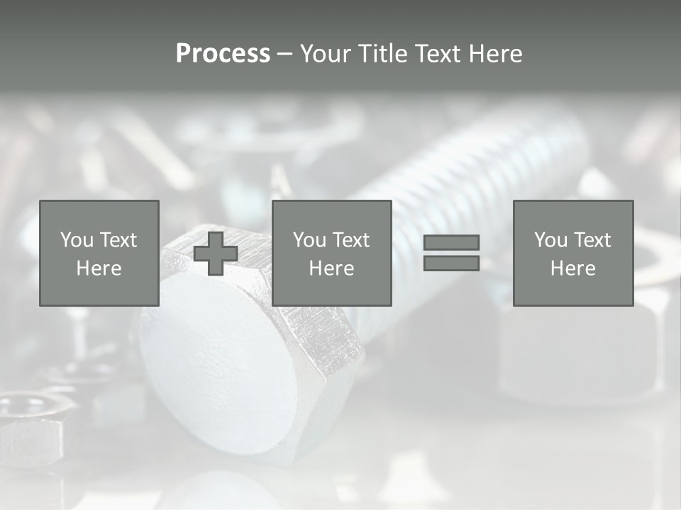Chrome Background Work PowerPoint Template