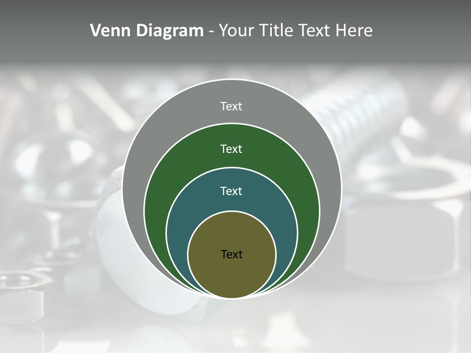 Chrome Background Work PowerPoint Template