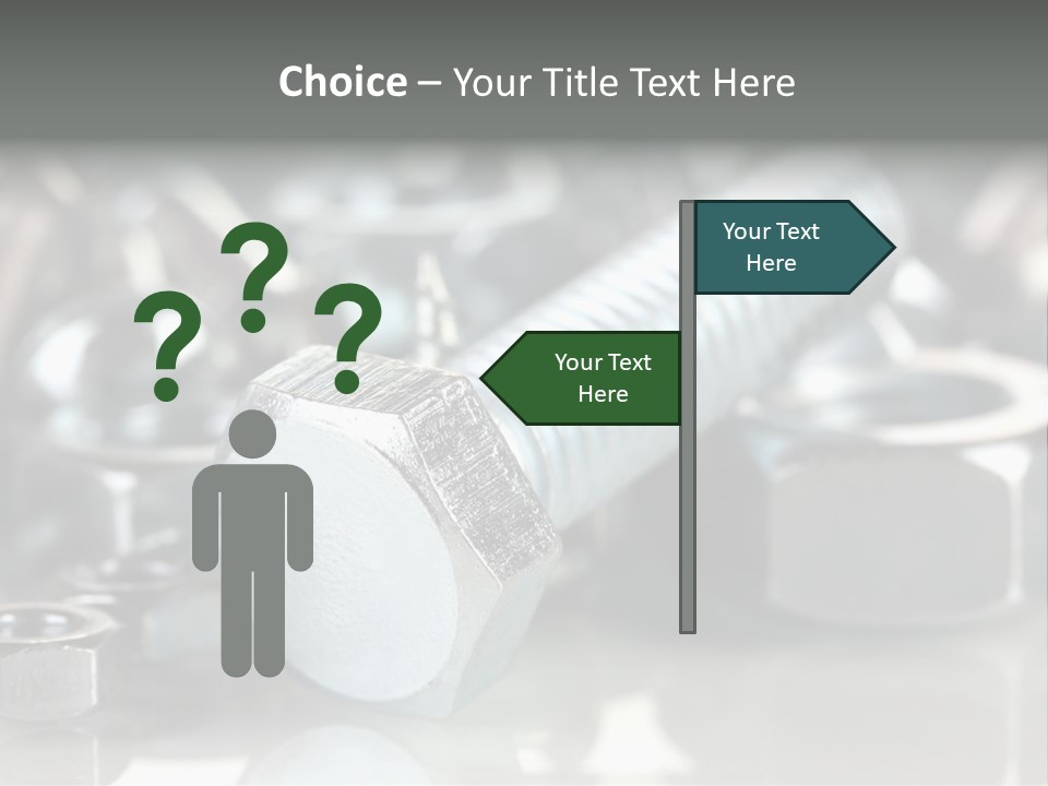 Chrome Background Work PowerPoint Template