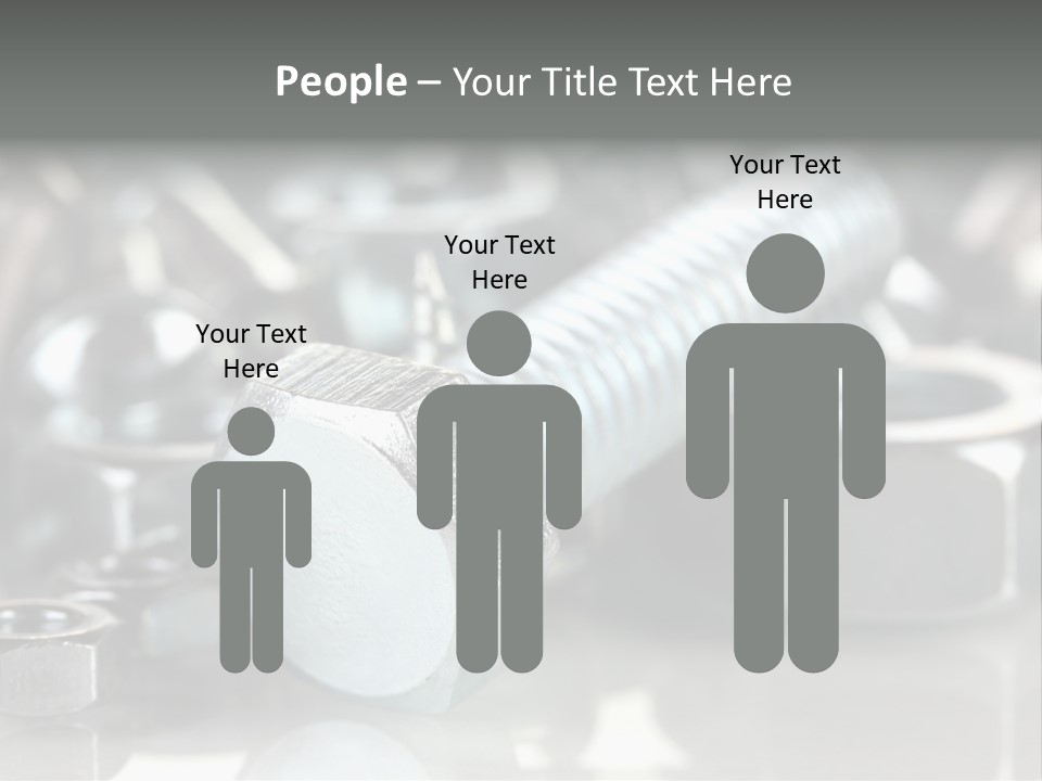 Chrome Background Work PowerPoint Template