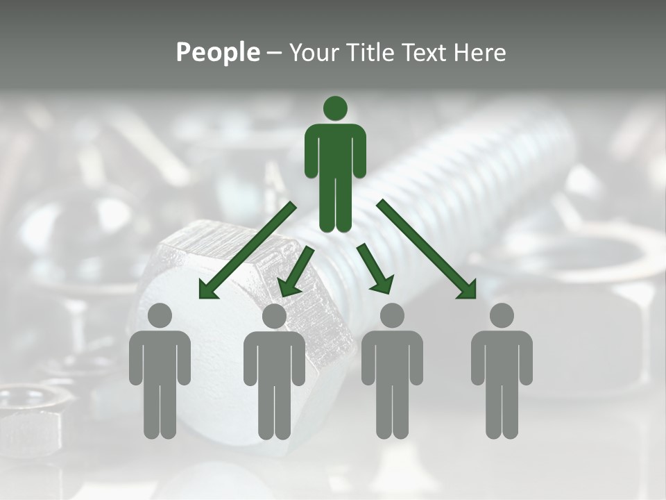 Chrome Background Work PowerPoint Template