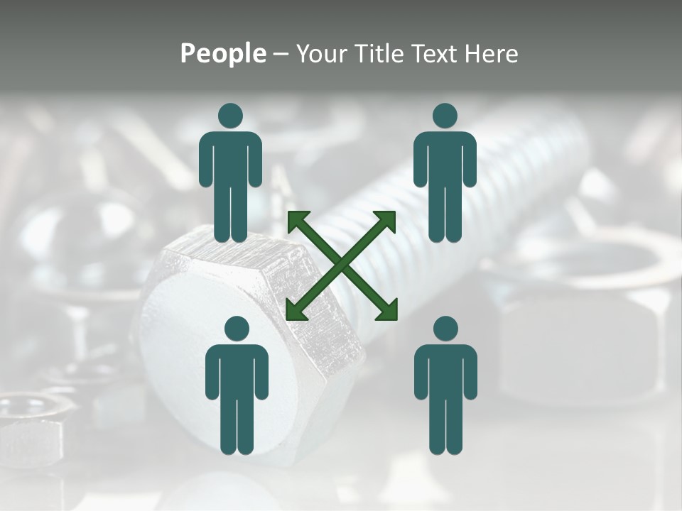 Chrome Background Work PowerPoint Template