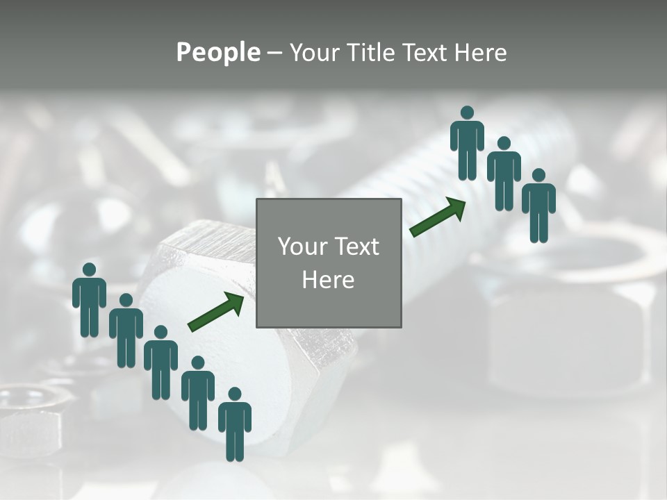 Chrome Background Work PowerPoint Template