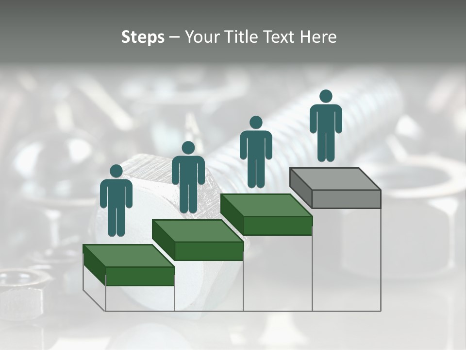 Chrome Background Work PowerPoint Template