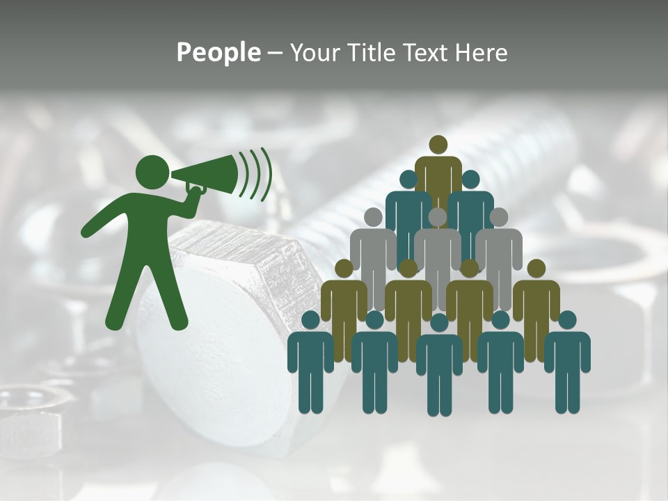 Chrome Background Work PowerPoint Template