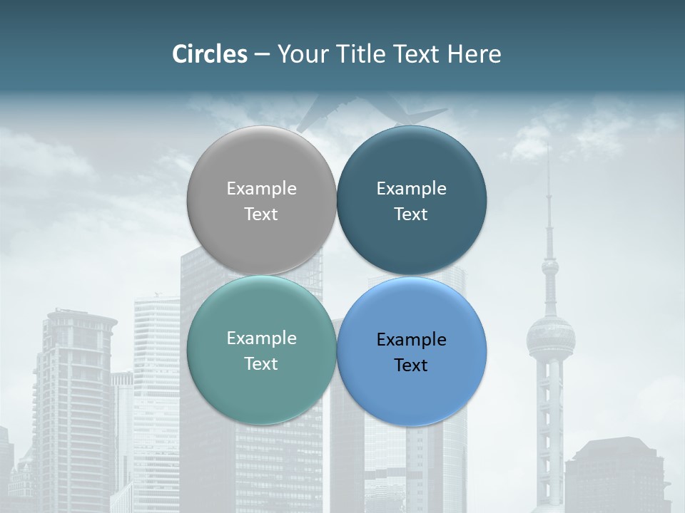 Background Transport Airliner PowerPoint Template