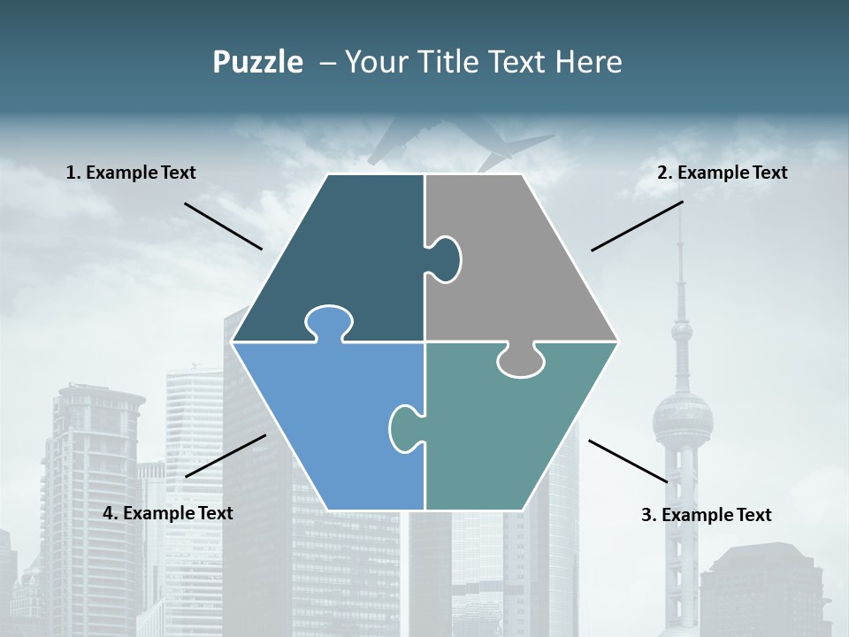 Background Transport Airliner PowerPoint Template