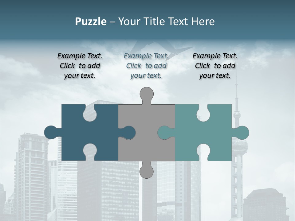 Background Transport Airliner PowerPoint Template