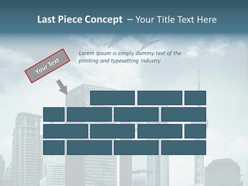 Background Transport Airliner PowerPoint Template