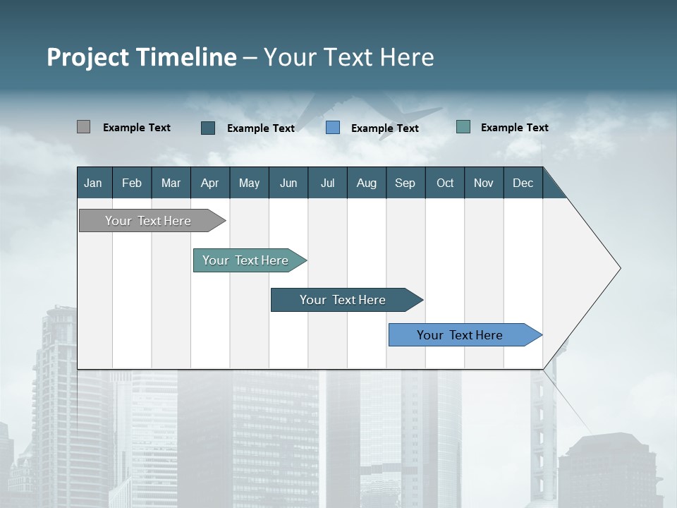 Background Transport Airliner PowerPoint Template
