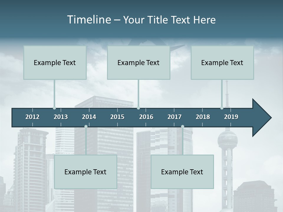 Background Transport Airliner PowerPoint Template