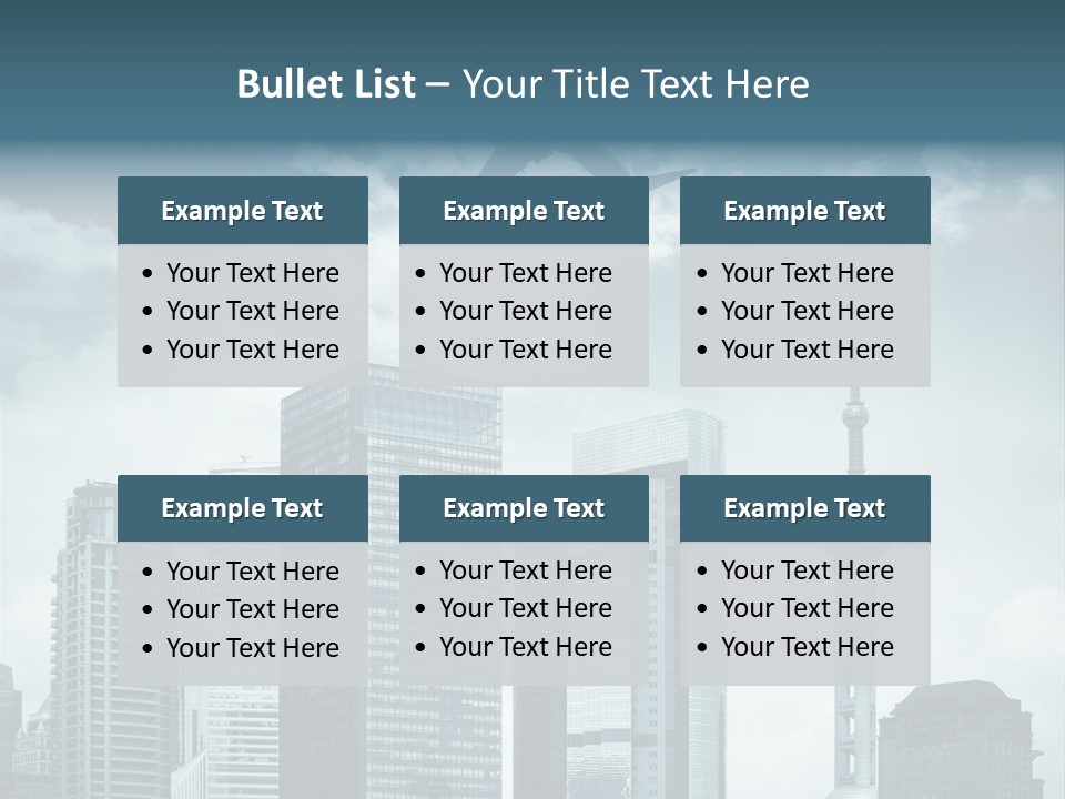 Background Transport Airliner PowerPoint Template