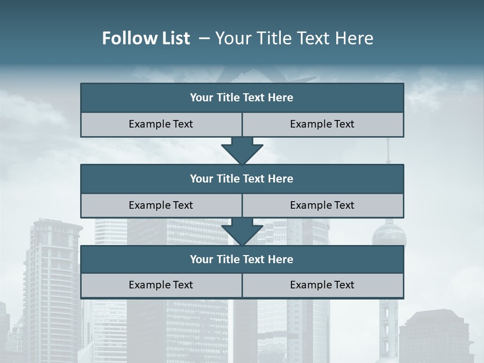 Background Transport Airliner PowerPoint Template