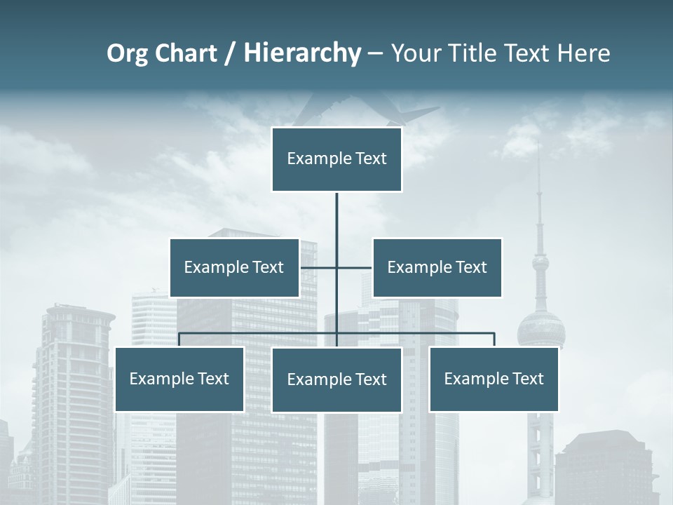 Background Transport Airliner PowerPoint Template