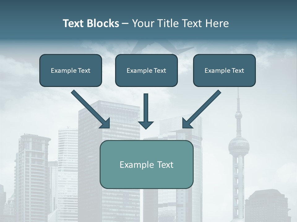 Background Transport Airliner PowerPoint Template
