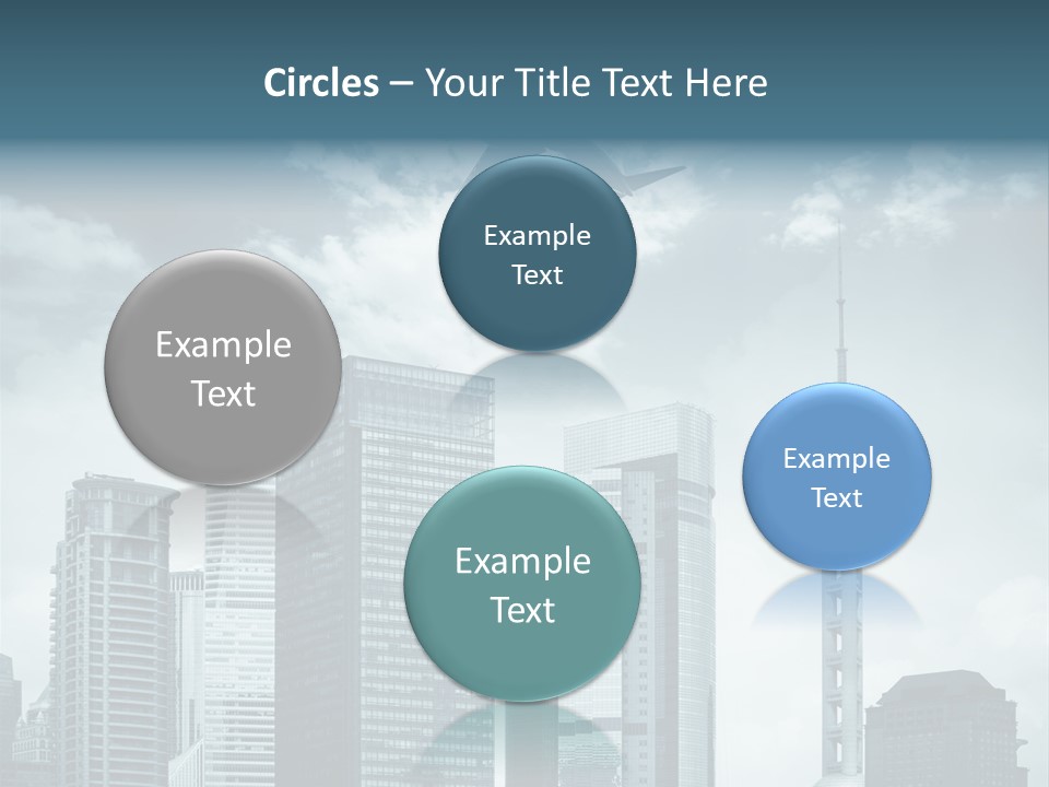 Background Transport Airliner PowerPoint Template