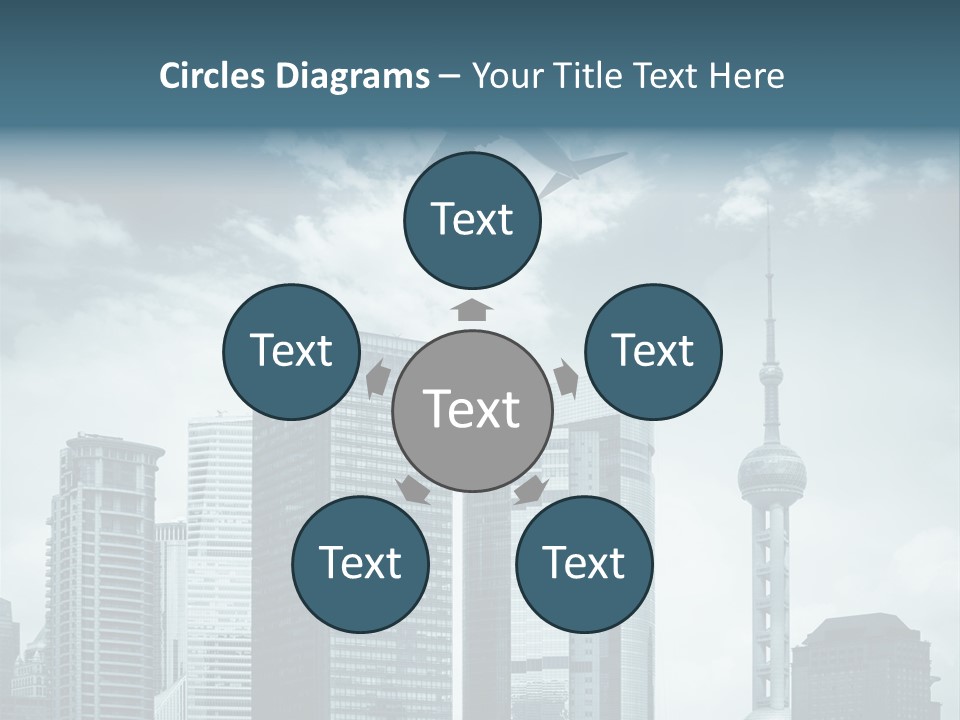 Background Transport Airliner PowerPoint Template