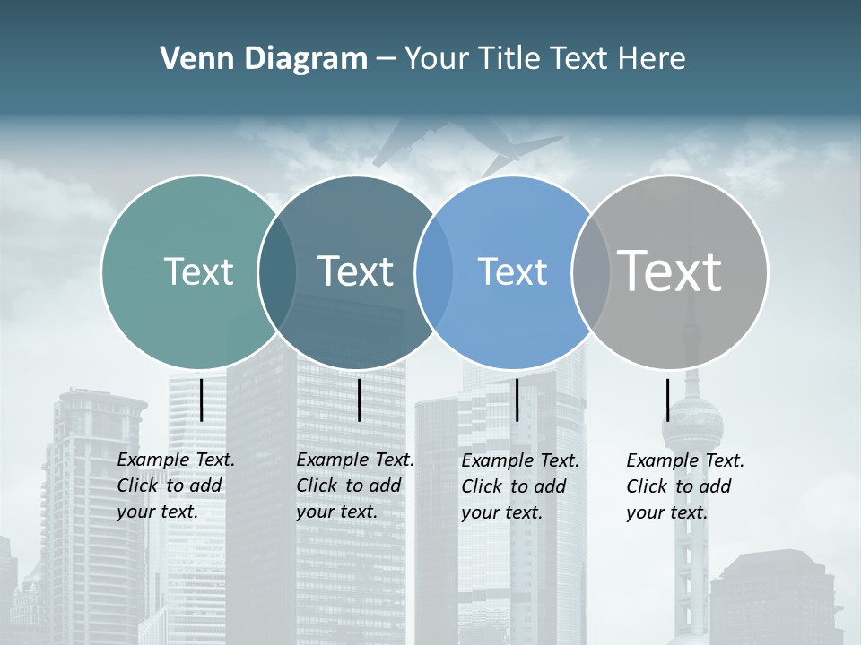 Background Transport Airliner PowerPoint Template