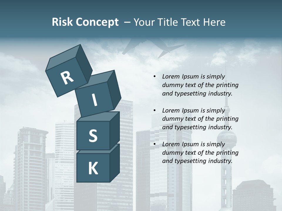 Background Transport Airliner PowerPoint Template