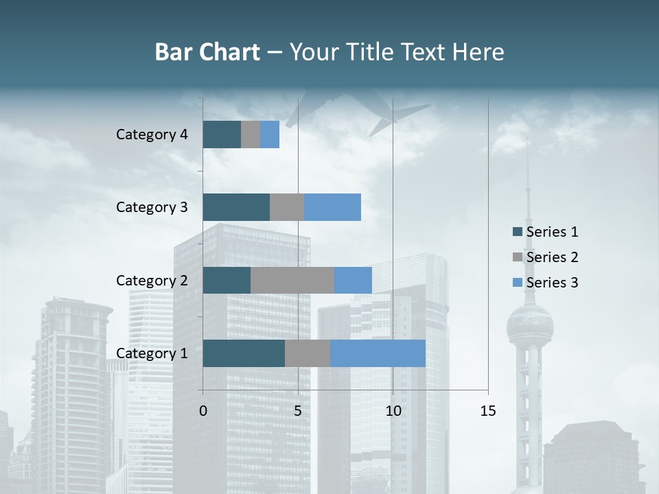 Background Transport Airliner PowerPoint Template