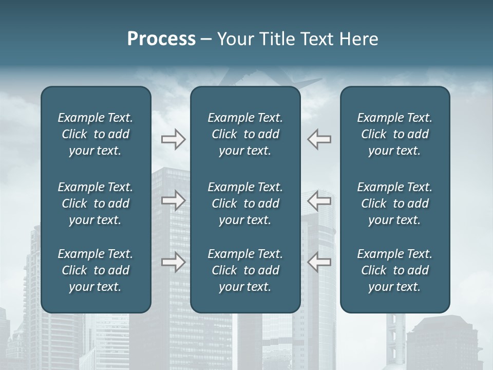 Background Transport Airliner PowerPoint Template