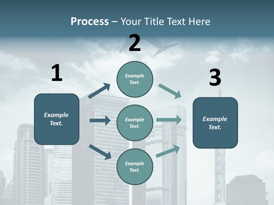 Background Transport Airliner PowerPoint Template