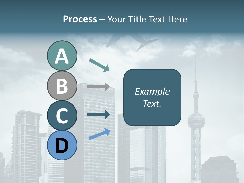 Background Transport Airliner PowerPoint Template
