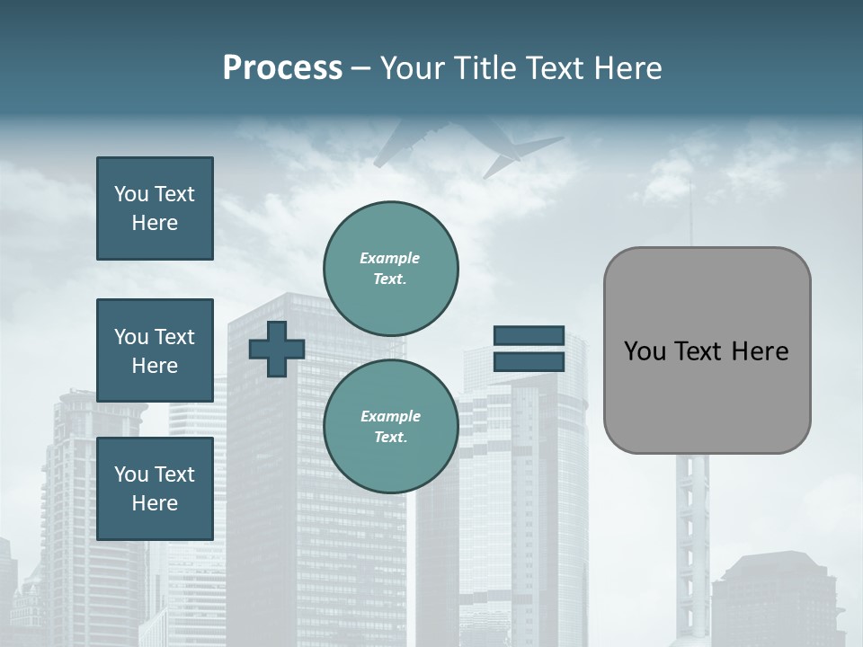 Background Transport Airliner PowerPoint Template