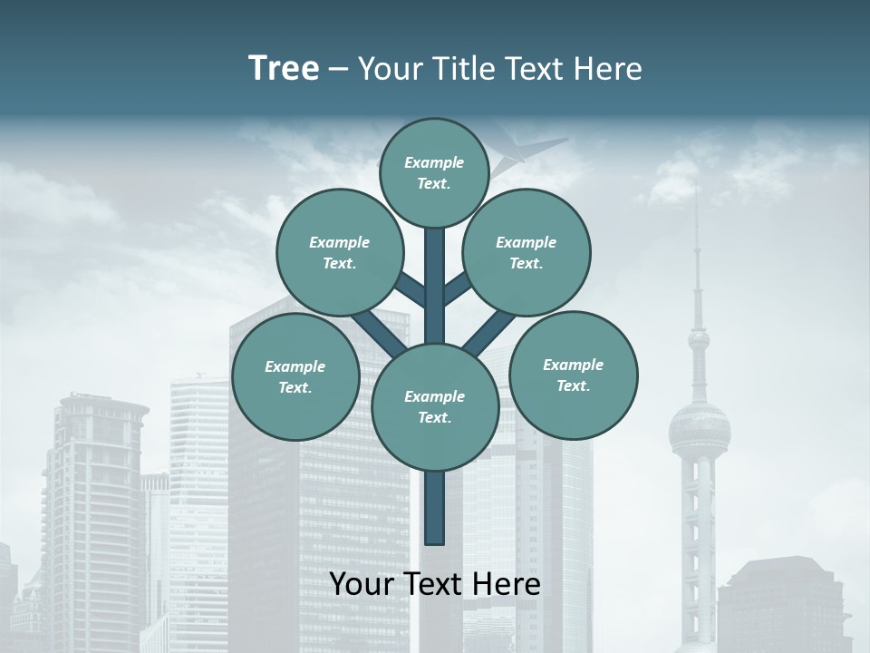 Background Transport Airliner PowerPoint Template