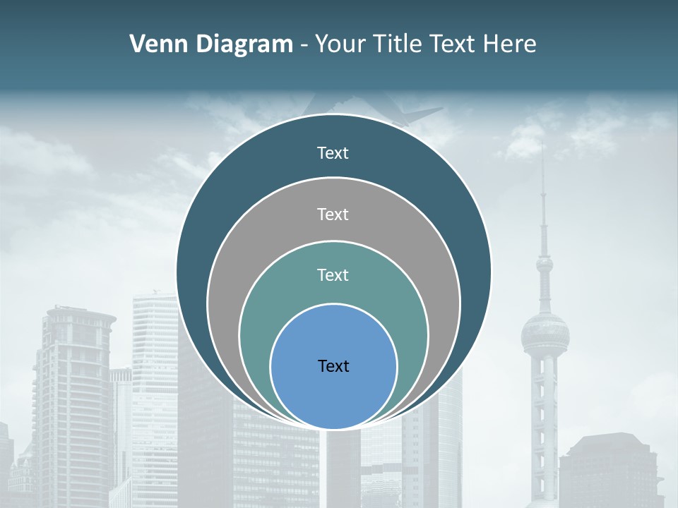 Background Transport Airliner PowerPoint Template