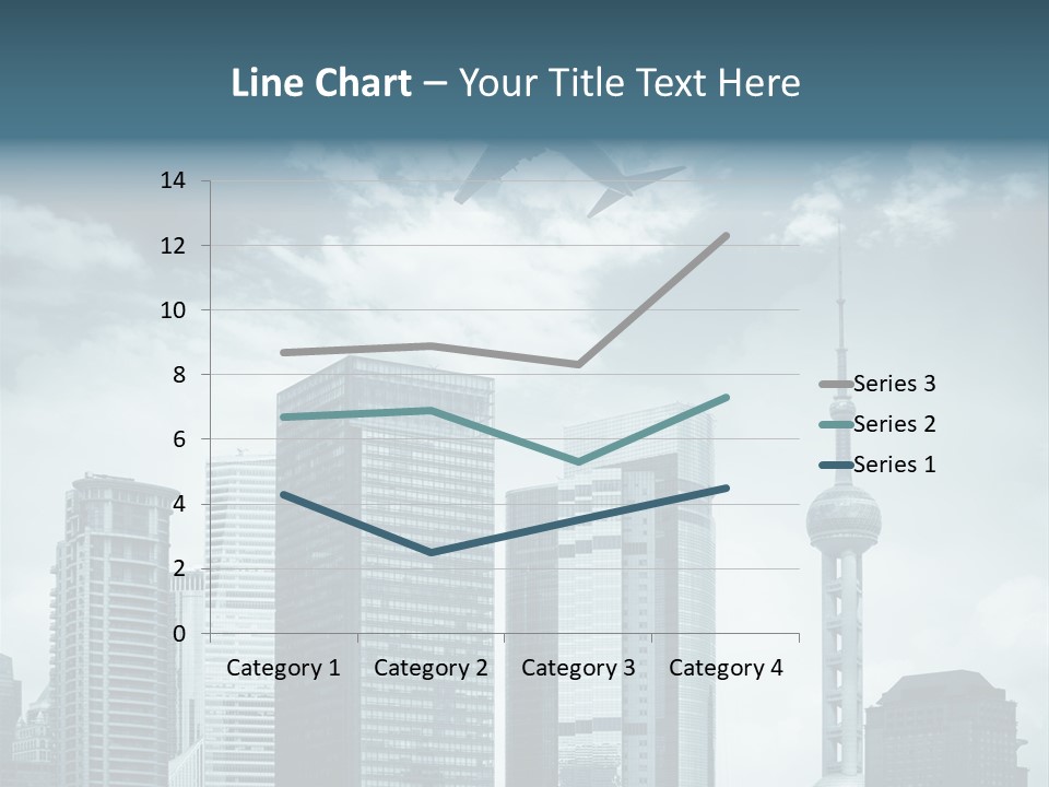 Background Transport Airliner PowerPoint Template