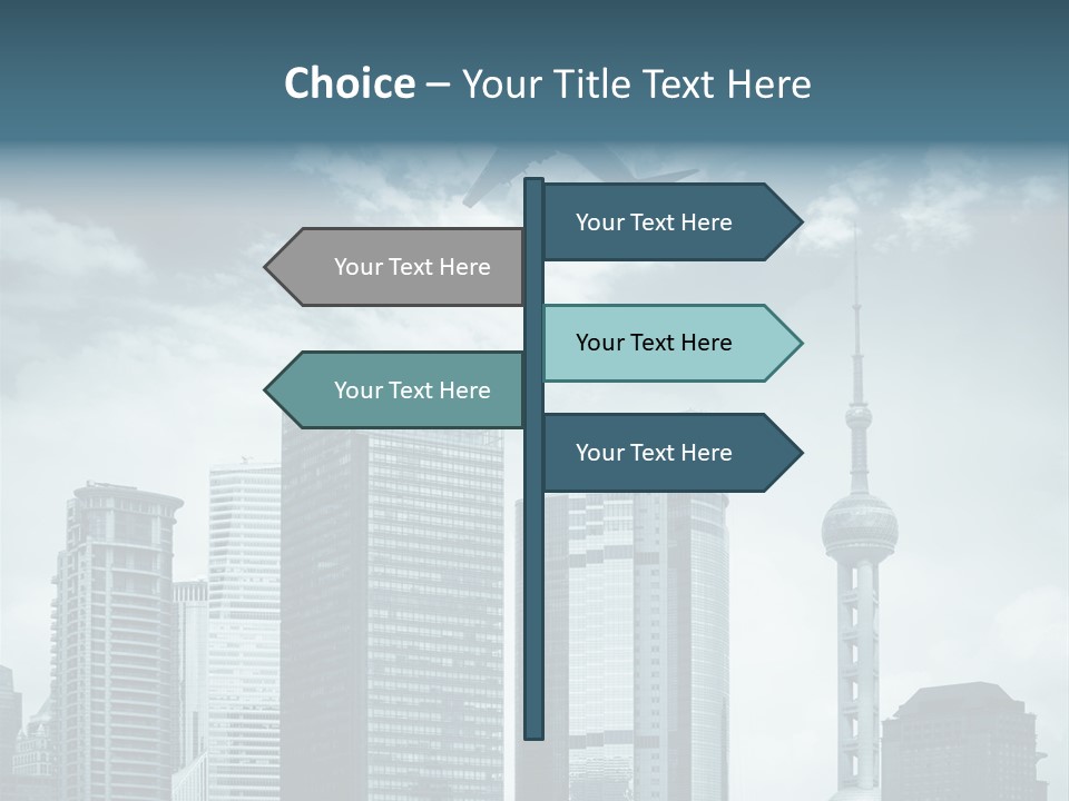 Background Transport Airliner PowerPoint Template