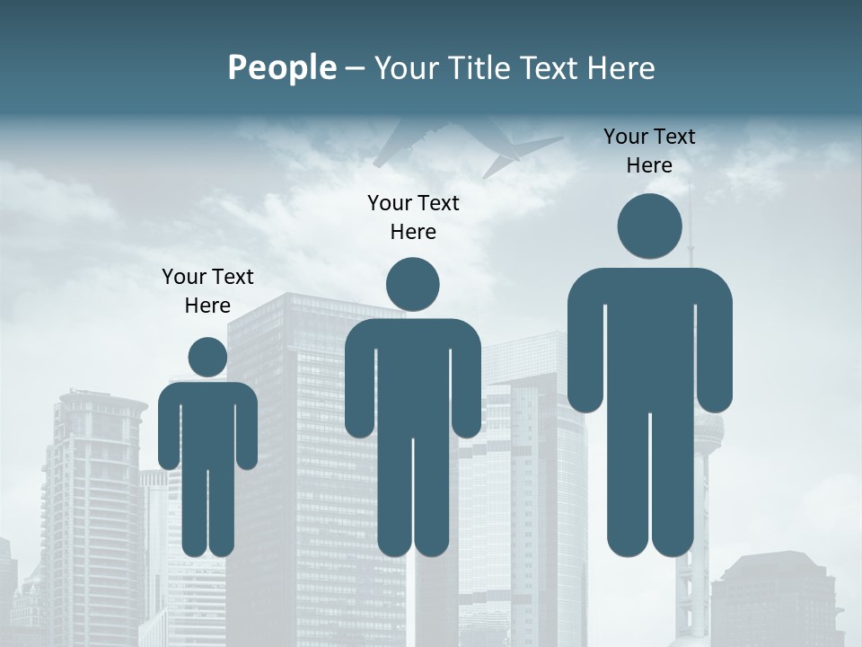 Background Transport Airliner PowerPoint Template