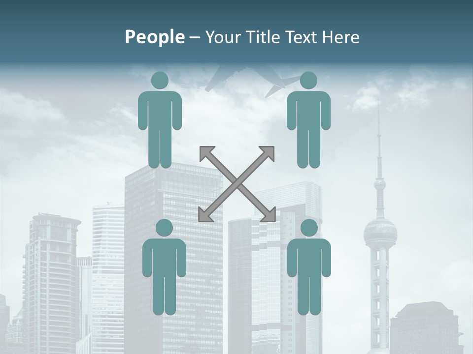 Background Transport Airliner PowerPoint Template