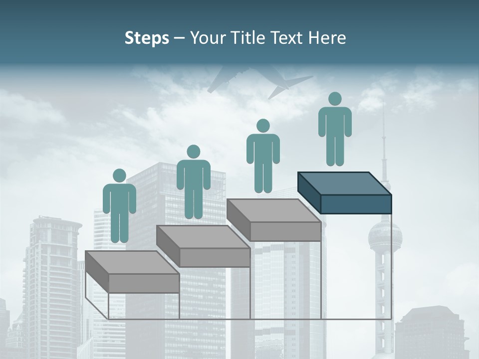 Background Transport Airliner PowerPoint Template