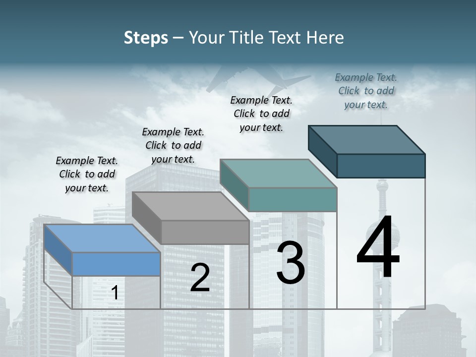 Background Transport Airliner PowerPoint Template