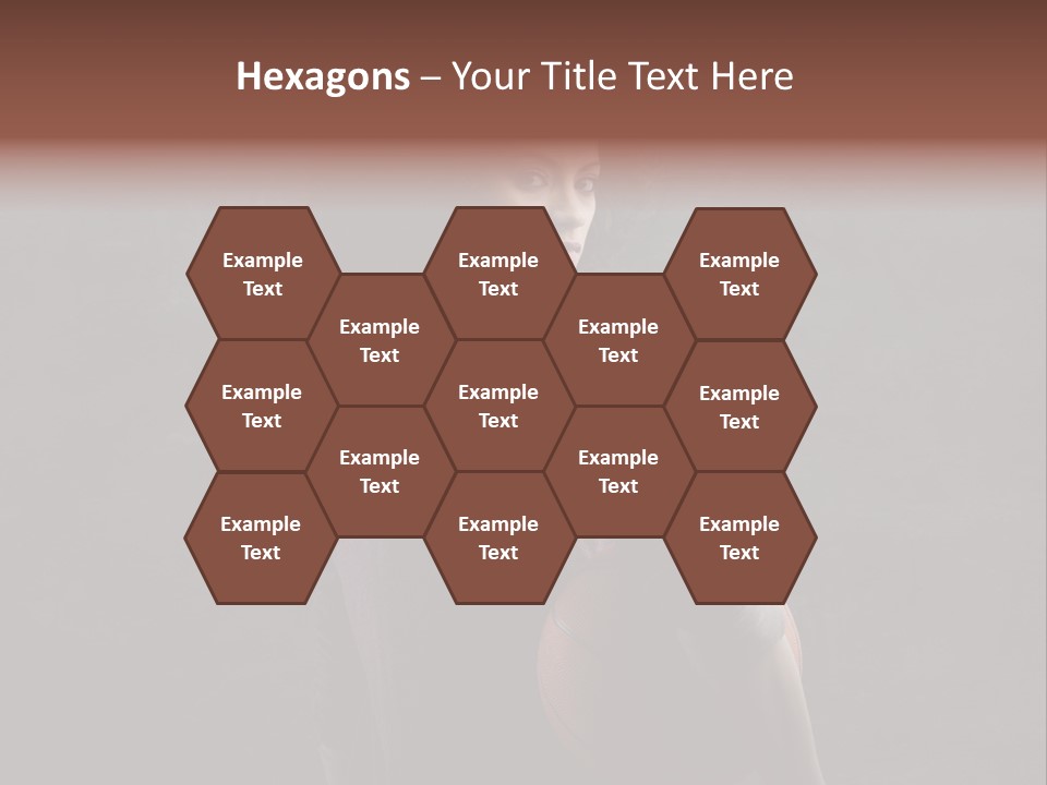 Basketball Player Teenage Ethnic PowerPoint Template